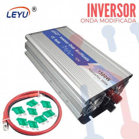 Inversor (Onda modificada) DC/AC 12V 1500W-LEYU