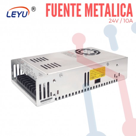 Fuente Suicheada 24V 10A 240W (LEYU)