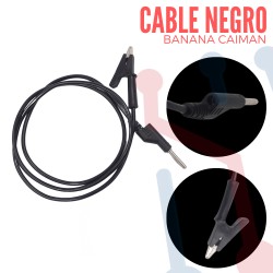 Cable Banana Caiman (4MM) Negro