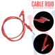 Cable Banana Caiman 4mm Rojo
