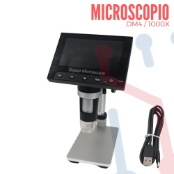 Microscopio Digital 1000X con Pantalla