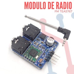 Módulo de Radio Estéreo FM TEA5767