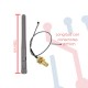 Adaptador UFL-SMA con Antena 2.4Ghz 2.5DBi