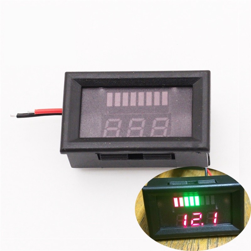 Voltimetro de Carga Bateria 12V - BIGTRONICA