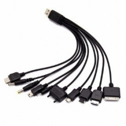 Conector Multiple USB X10 Para Celulares