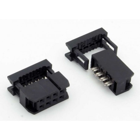 Conector para cable ribbon 8 pines