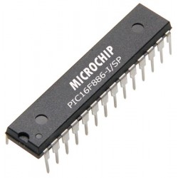 Microcontrolador microchip PIC16F886 I/SP