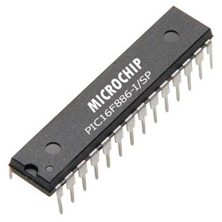 Microcontrolador microchip PIC16F886-I/SP