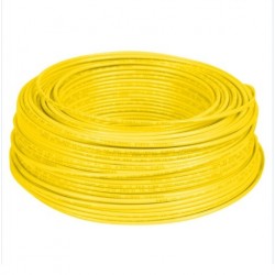 Cable Vehicular AWG 18 Amarillo X Metro