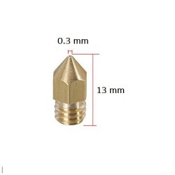 Boquilla Extrusor 0.3mm 1.75mm