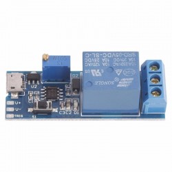 Temporizador Con Rele De 0-24 Seg Micro Usb