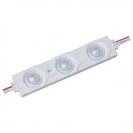 Modulo 3 Led 2835 blanco con Lupa 12V