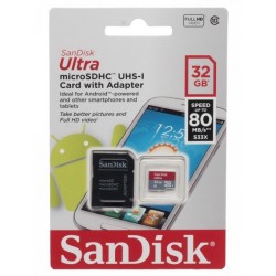 Memoria MicroSD SanDisk Ultra 32Gb Clase 10