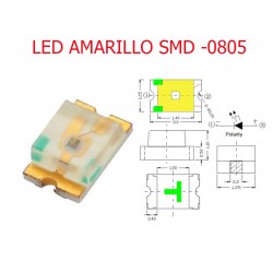 Led Amarillo SMD 0805