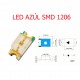 Led Azúl SMD 1206