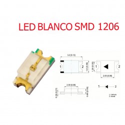 Led Blanco SMD 1206