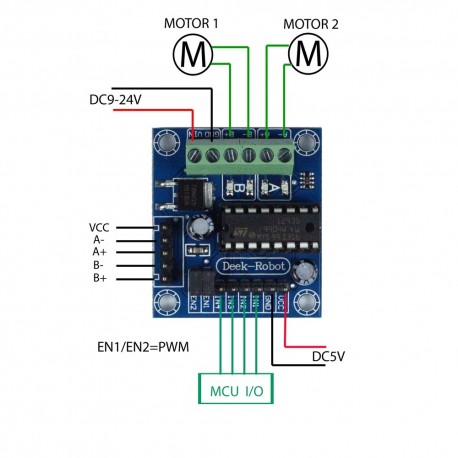 Driver Control de Motores L293D