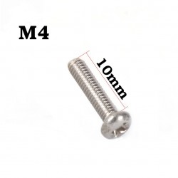 Tornillo M4 10mm (6 Unidades)