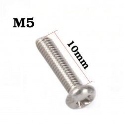 Tornillo M5 10mm (6 Unidades)