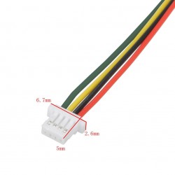 Conector JST 4 Pin Hembra de 1.25mm con Cable