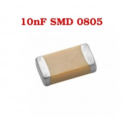 Capacitor Cerámico 10nF SMD 2012 a 100V