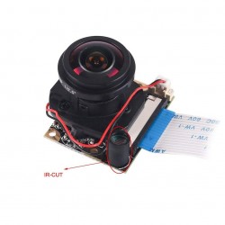 Camara Ojo de Pez Para Raspberry PI 4B/3B+ Apertura 170º