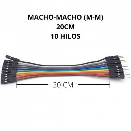 Cable de Conexión Rápida 20cm M-M