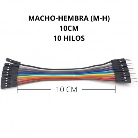 Cable de Conexión Rápida 10cm M-H