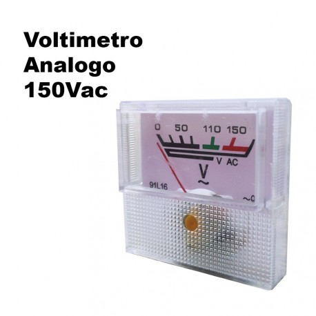 Voltímetro Analogo de Aguja 0-150Vac