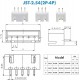 Conector JST XH 3 Pin Macho en Angulo de 2.54mm