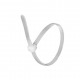 Amarre Nylon 2.5X200mm Color Blanco 100 UNID