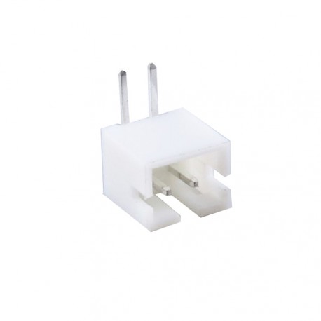 Conector JST XH 2 Pin Macho en Angulo de 2.54mm