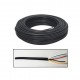 Cable Encauchetado 5X24 AWG Negro Rollo