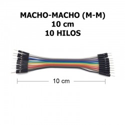Cable de Conexión Rápida 10cm M-M