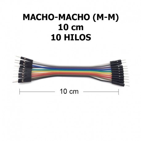 Cable de Conexión Rápida 10cm M-M