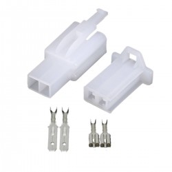 Conector 2 Pines Pareja AWG 20