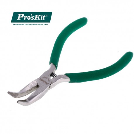 Pinza de Precisión Punta Curva Proskit (1PK-055S)