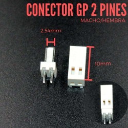 Conector GP 2 Pines (Pareja)