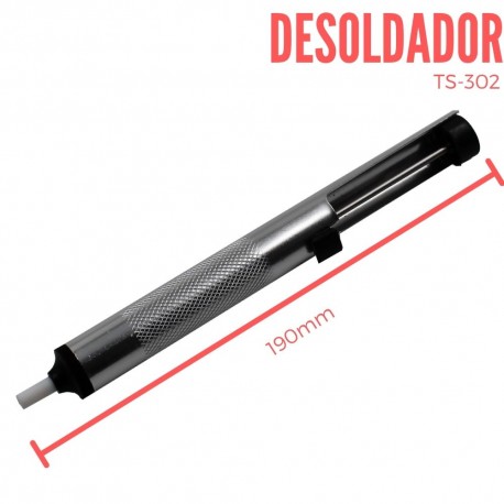 Desoldador Metálico Tipo Lapiz (TS-302)