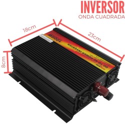 Inversor (Onda modificada) DC/AC 12V 1000W-CarSpa