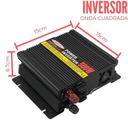 Inversor (Onda modificada) DC/AC 12V 500W-Paco