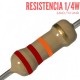 Resistencia 22K Ohm 1/4 W 10 UND