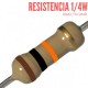 Resistencia 10K Ohm 1/4 W 10 UND