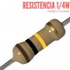 Resistencia 100K Ohm 1/4 W 10 UND