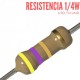 Resistencia 4.7 Ohm 1/4 W 10 UND