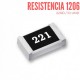 Resistencia 220Ohm SMD 1206 1/4 W