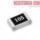 Resistencia 1MΩ SMD 1206 1/4 W