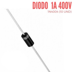 Diodo 1N4004 1A/400V (10 Pcs)