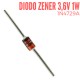 Diodo Zener 3.6V 1W (1N4729A)