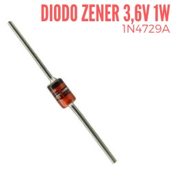 Diodo Zener 3.6V 1W (1N4729A)